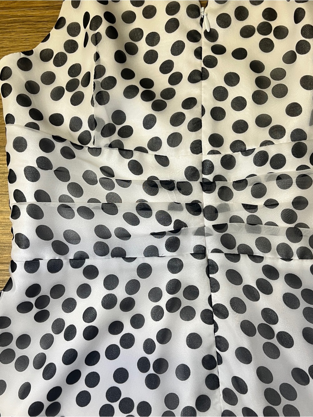 Women’s Polka Dot Halter Dress 1950s Swing Style Feminine Elegant Classic Size 6 - Picture 8 of 11